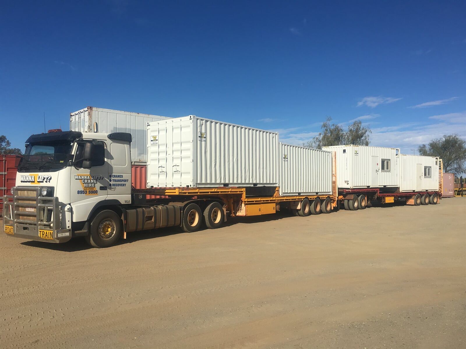 Cranes Shipping Containers Alice Springs Wanna Lift Crane Hire