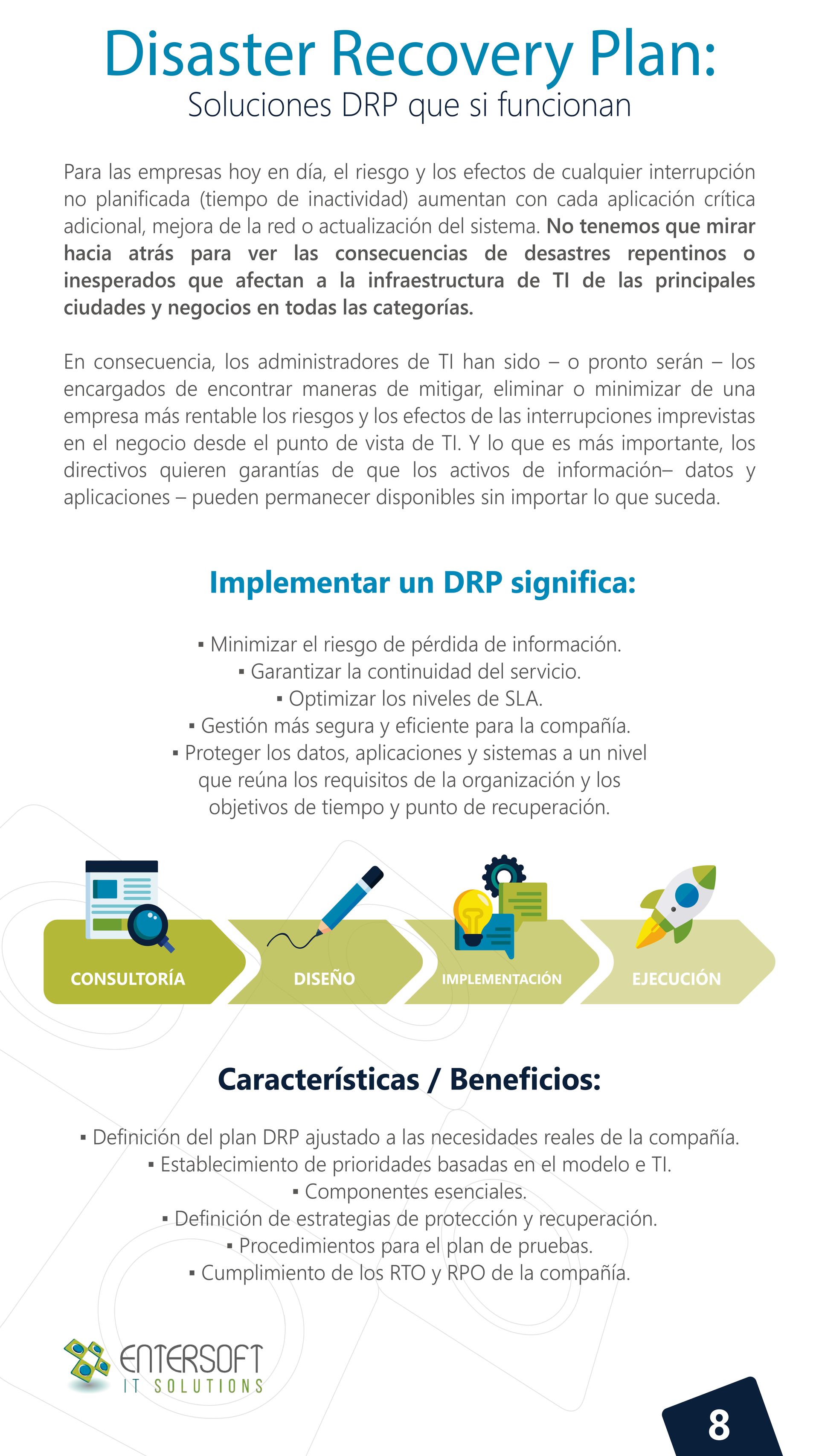 BCP + DRP + RTO/RPO + México