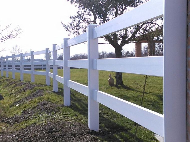 recinzione in PVC modello FD1