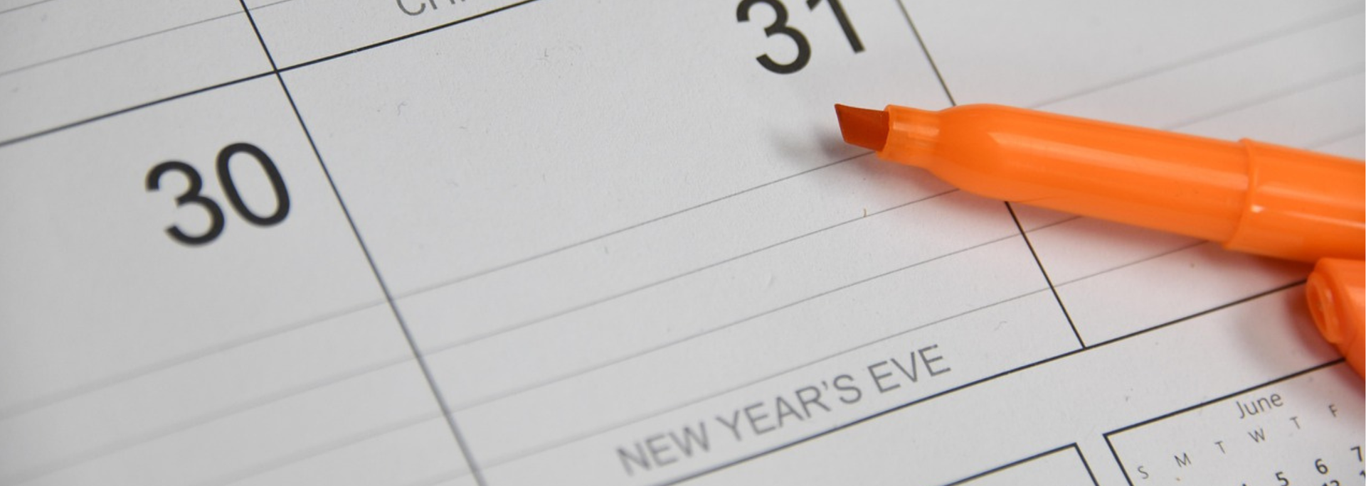 Picture of a calendar. 