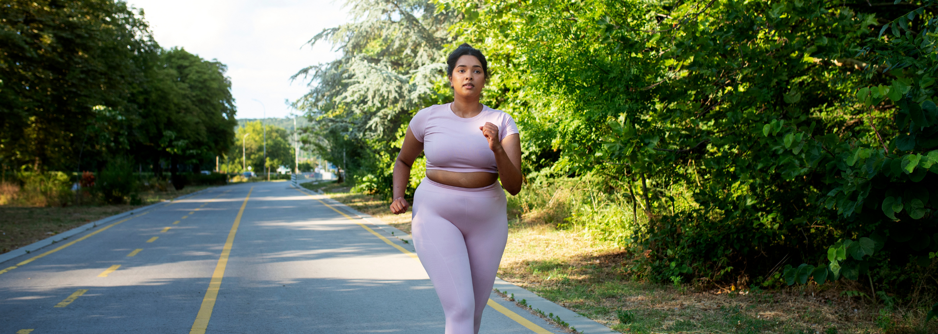 Picture of Someone going for a jog.