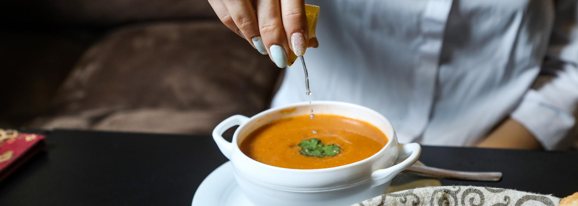 Picture of lentil soup.