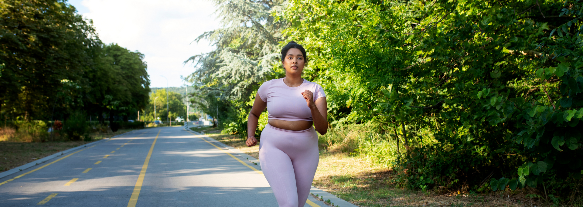 Picture of a person doing light exercise.