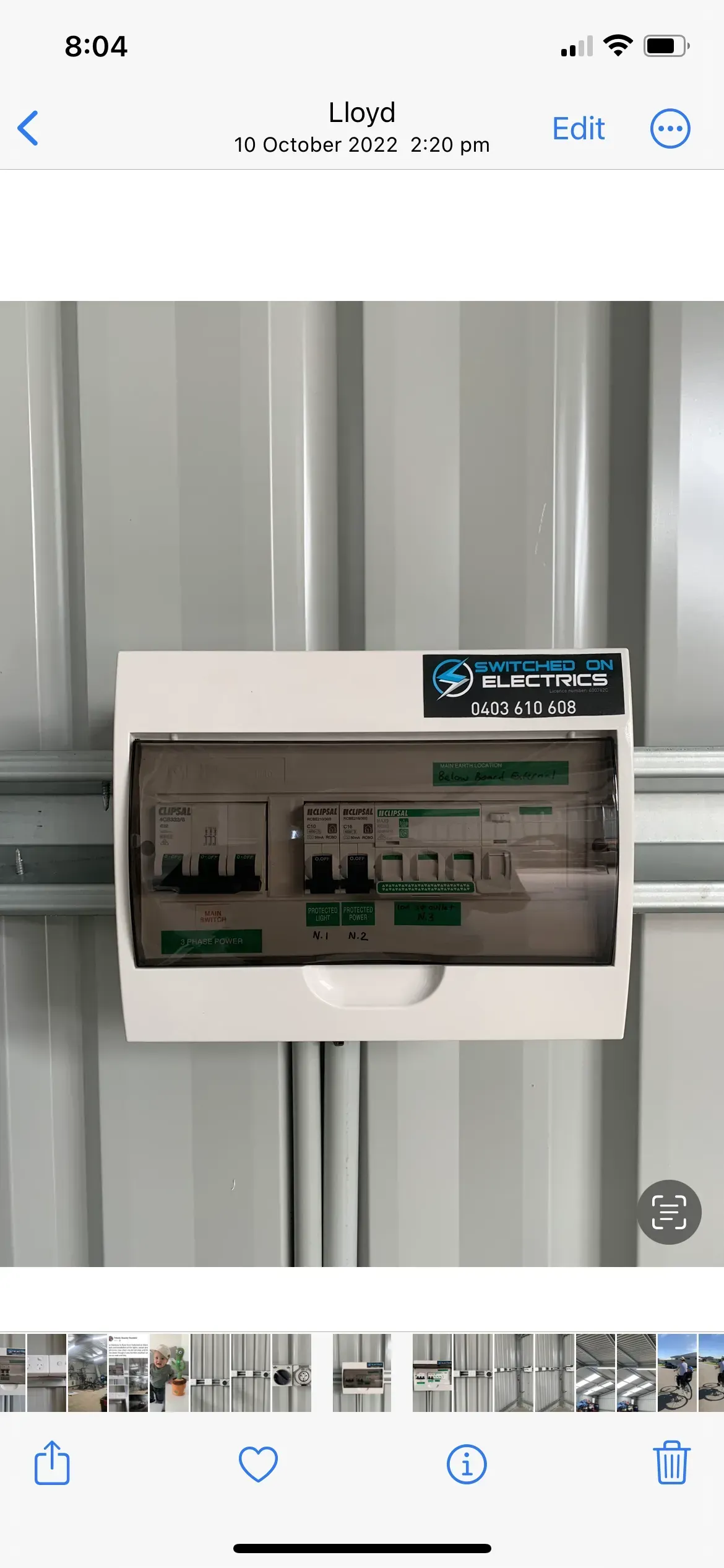 Electrical Panel Mounted on a Corrugated Metal Wall — Switched On Electrics in Wagga Wagga, NSW