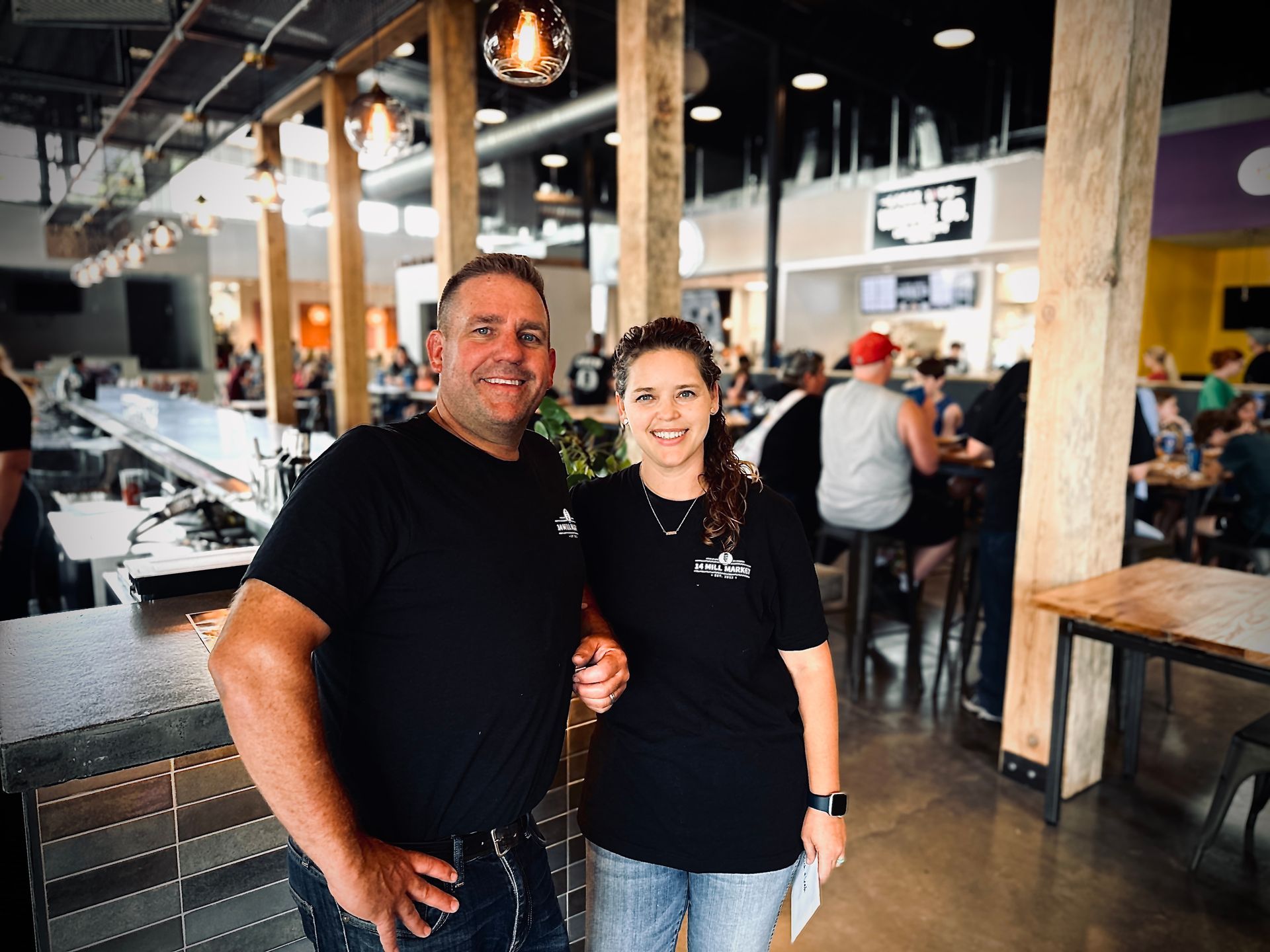 Rich and Leah Callahan with 14 Mill Market