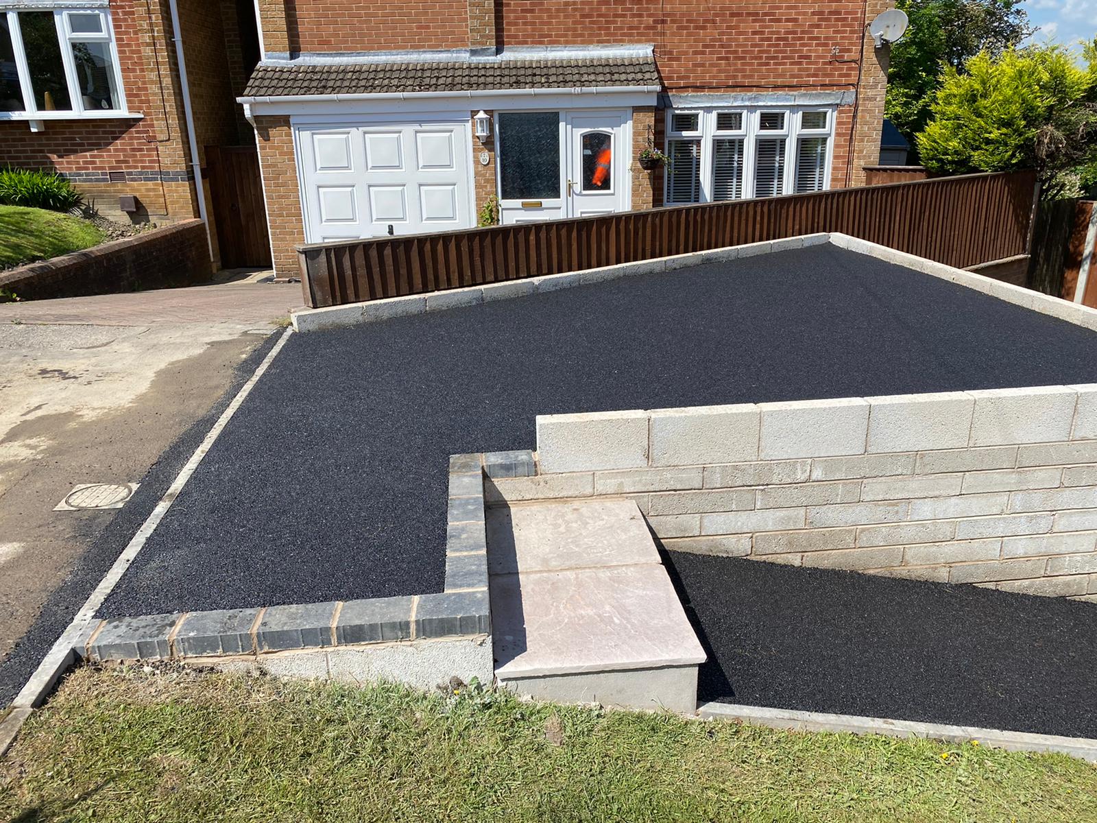 view of tarmac walkway and driveway in Beighton Sheffield