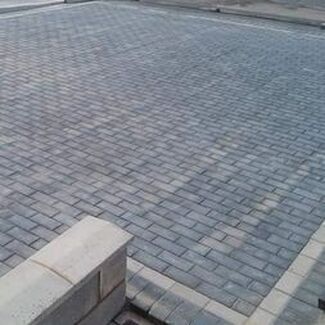 Grey block paving driveway fitted in Sheffield