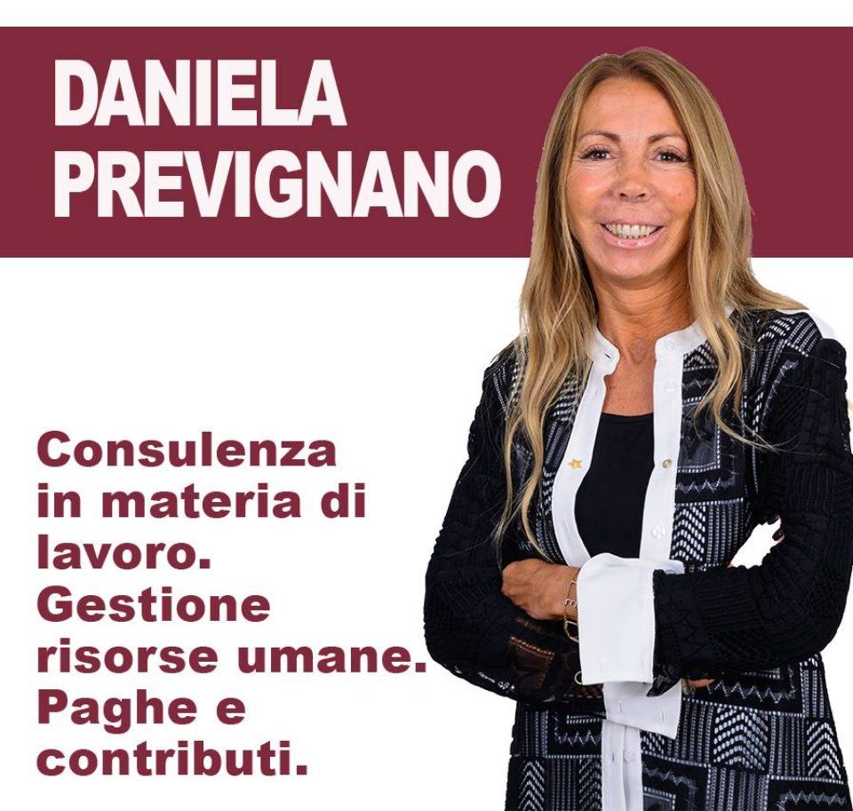 Daniela Pevignano consulente per elaborazione buste paga