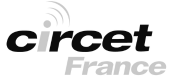 Un logo noir et blanc pour circet france