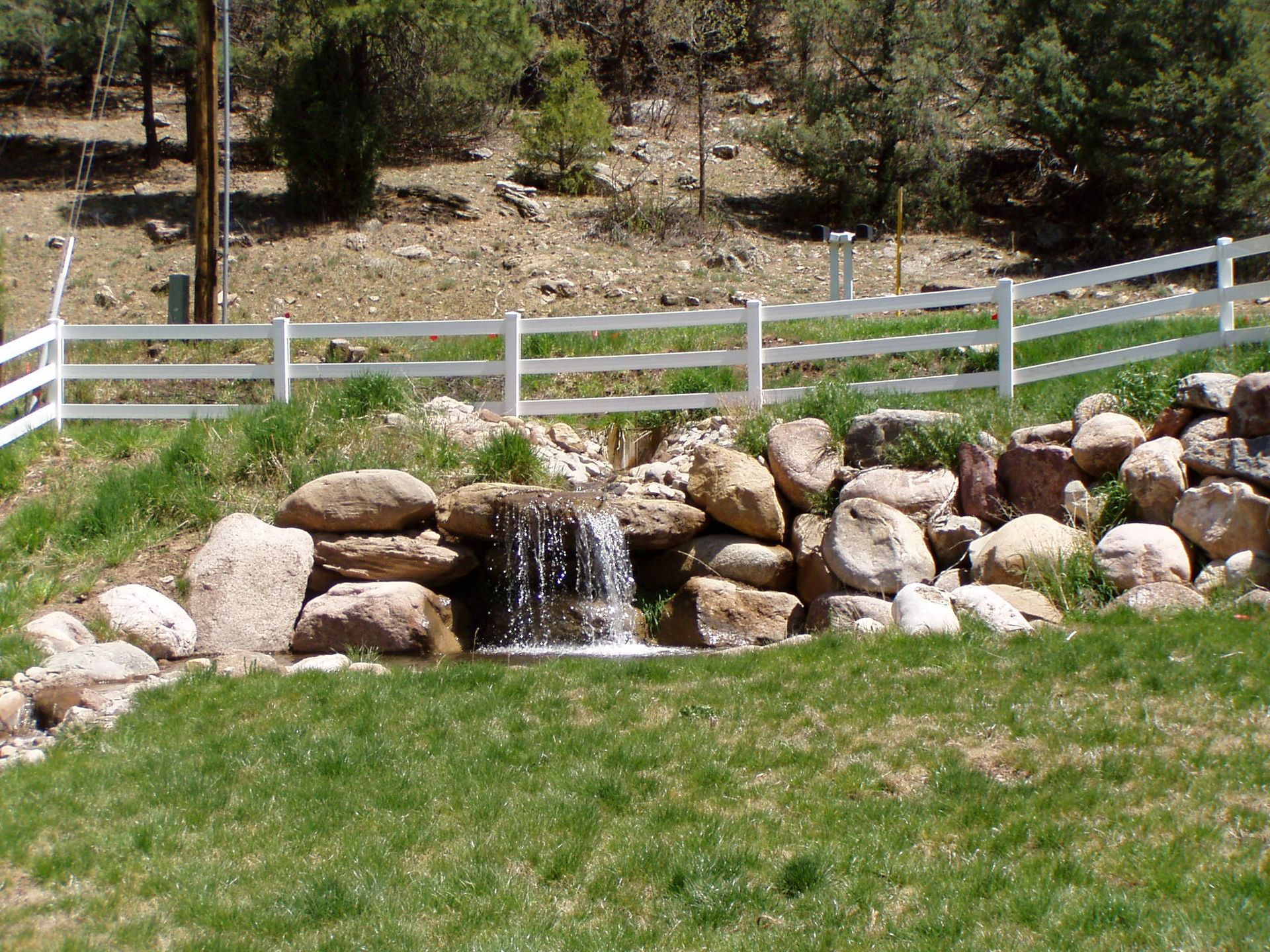 Sunnyside Gravel and Excavation, contractors in Durango CO La Plata county grading and rock work, irrigation, stream bed, pond