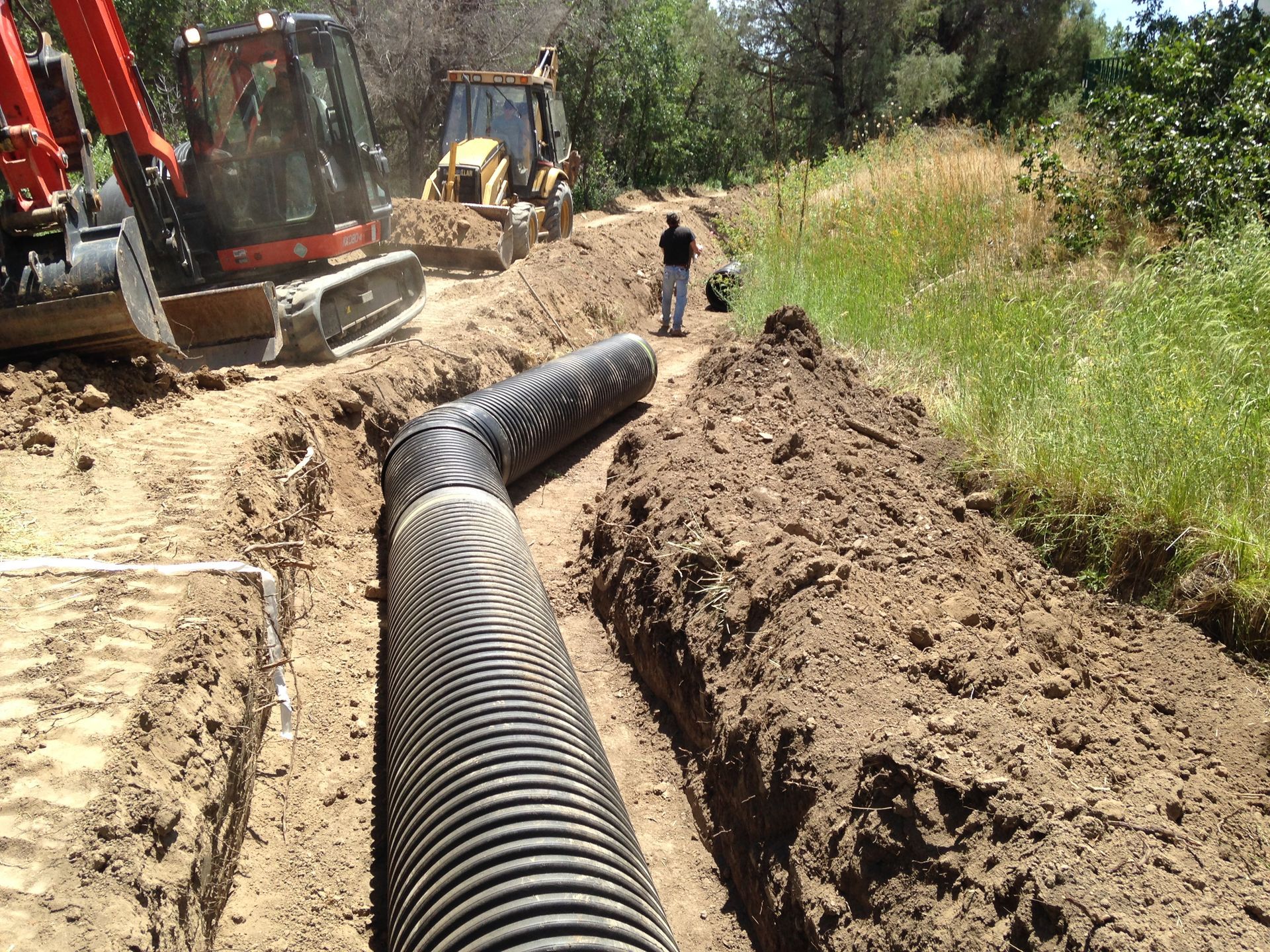 Sunnyside Gravel and Excavation, contractors in Durango CO La Plata county grading and septic, utilities and foundations