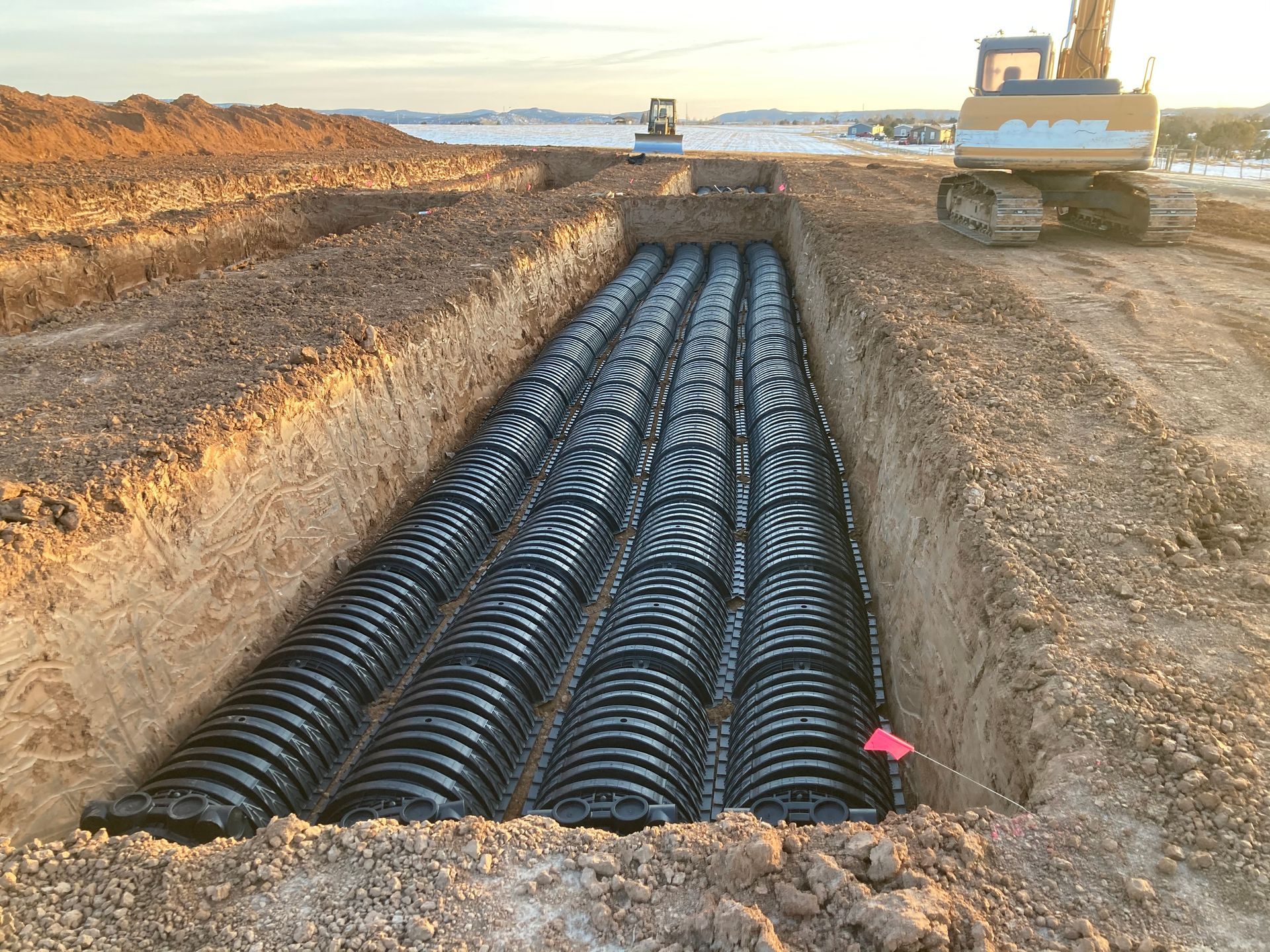Sunnyside Gravel and Excavation, contractors in Durango CO La Plata county grading and septic, utilities and foundations