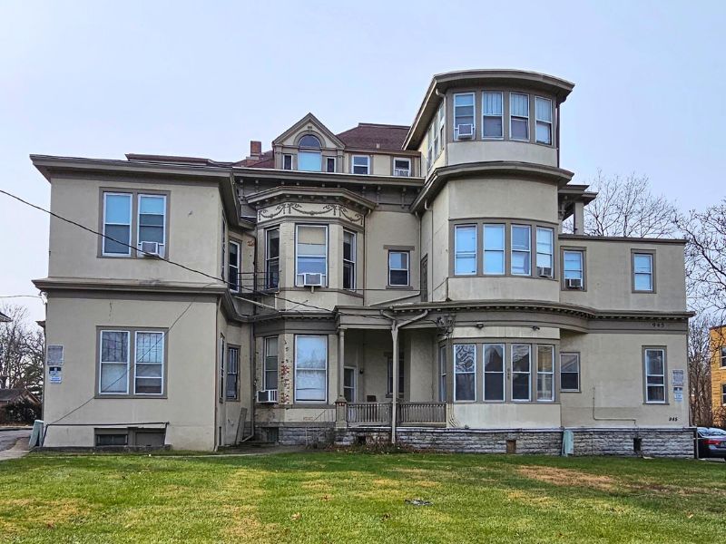 Installation of energy-efficient windows for a residential home.