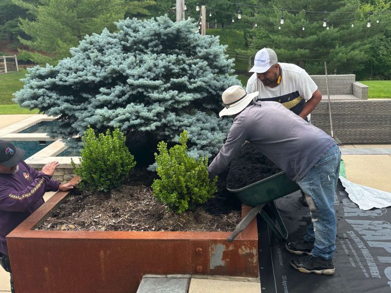 Landscaping project for a home in Cincinnati and Northern Kentucky.
