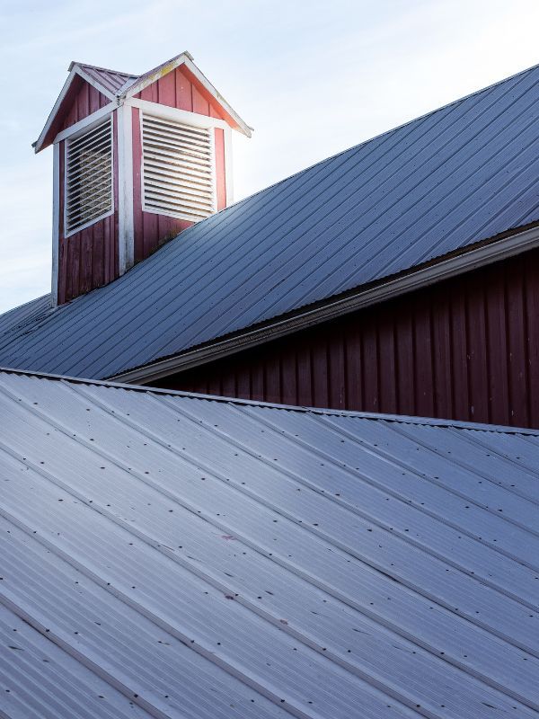 Metal roof installation by Eli’s Roofing
