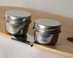 STAINLESS STEEL PALETTE CUPS W/LIDS