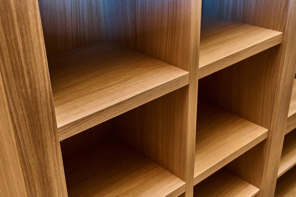 Laminated Wood Shelf — Wardrobe in Mackay, QLD