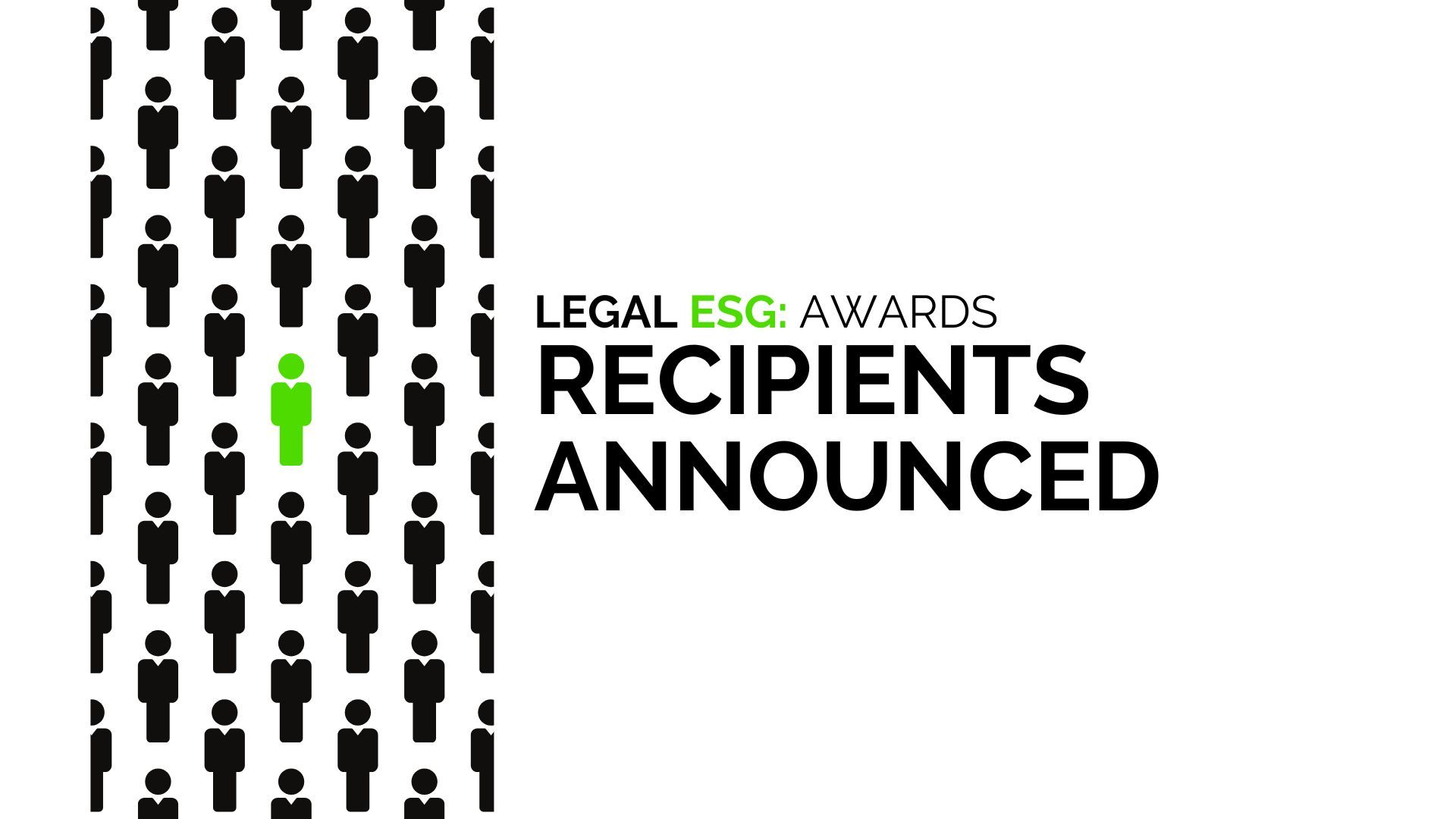 The Legal ESG Awards 2025 recipients have been announced! 