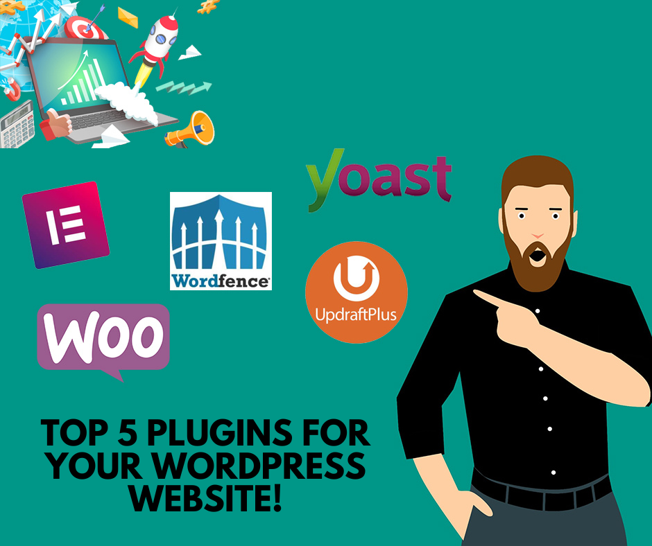 The top five plugins for your WordPress wbesite