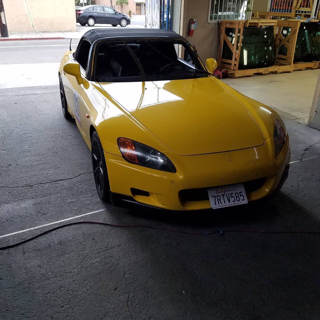 Yellow Car - San Diego, CA - West Coast Auto Glass & Tinting