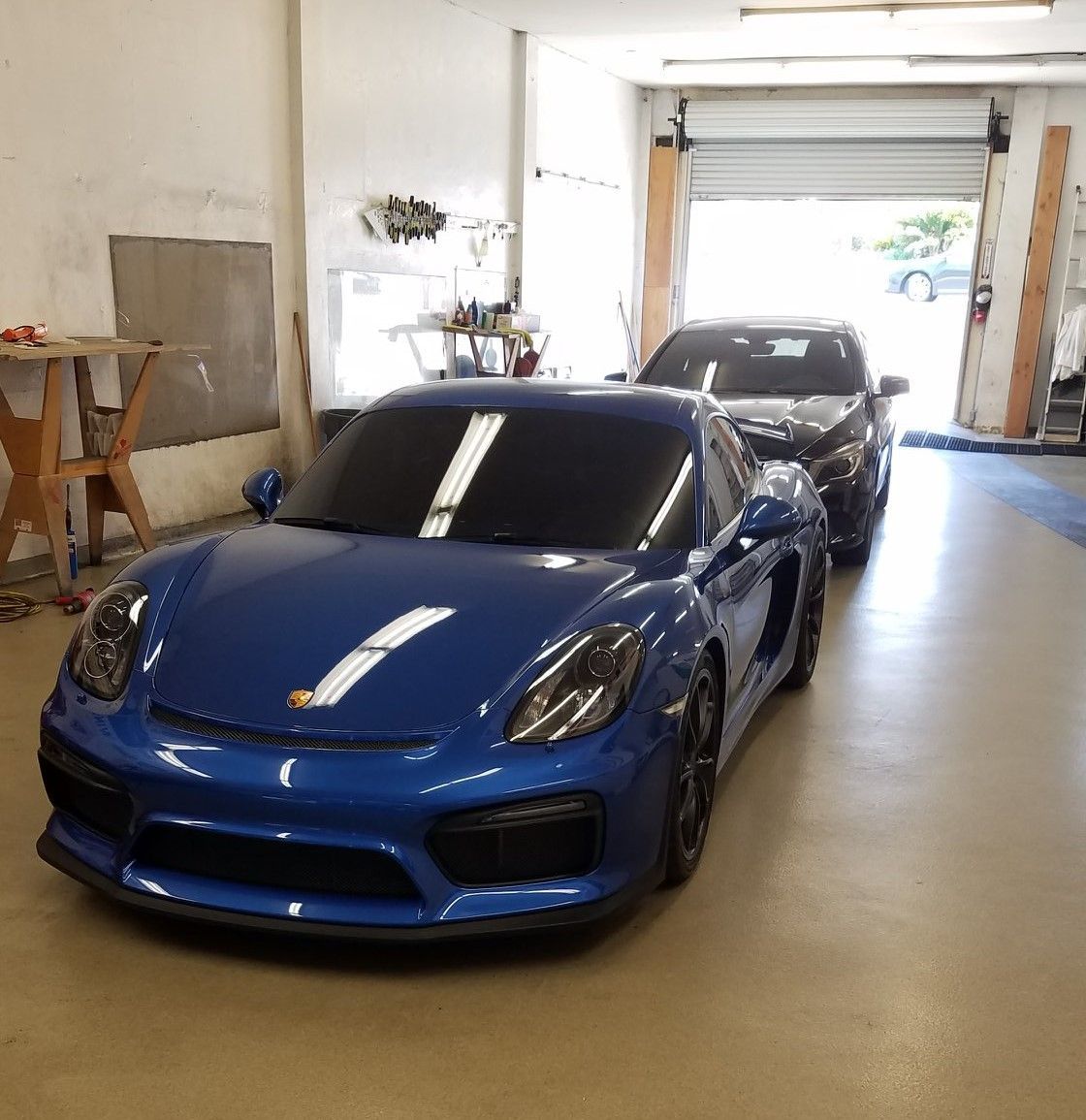 Blue Porsche - San Diego, CA - West Coast Auto Glass & Tinting