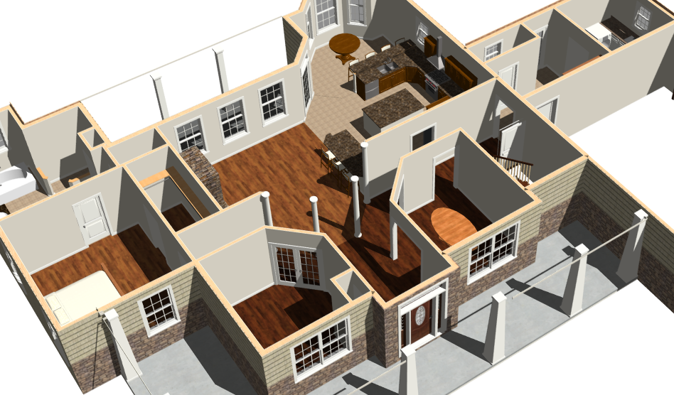 3D House Floorplan — Hermitage, PA — Buxton Construction Corp