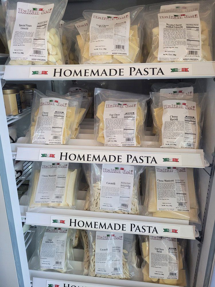Home Made Pasta — Dyer, IN — Tony's Italian Deli