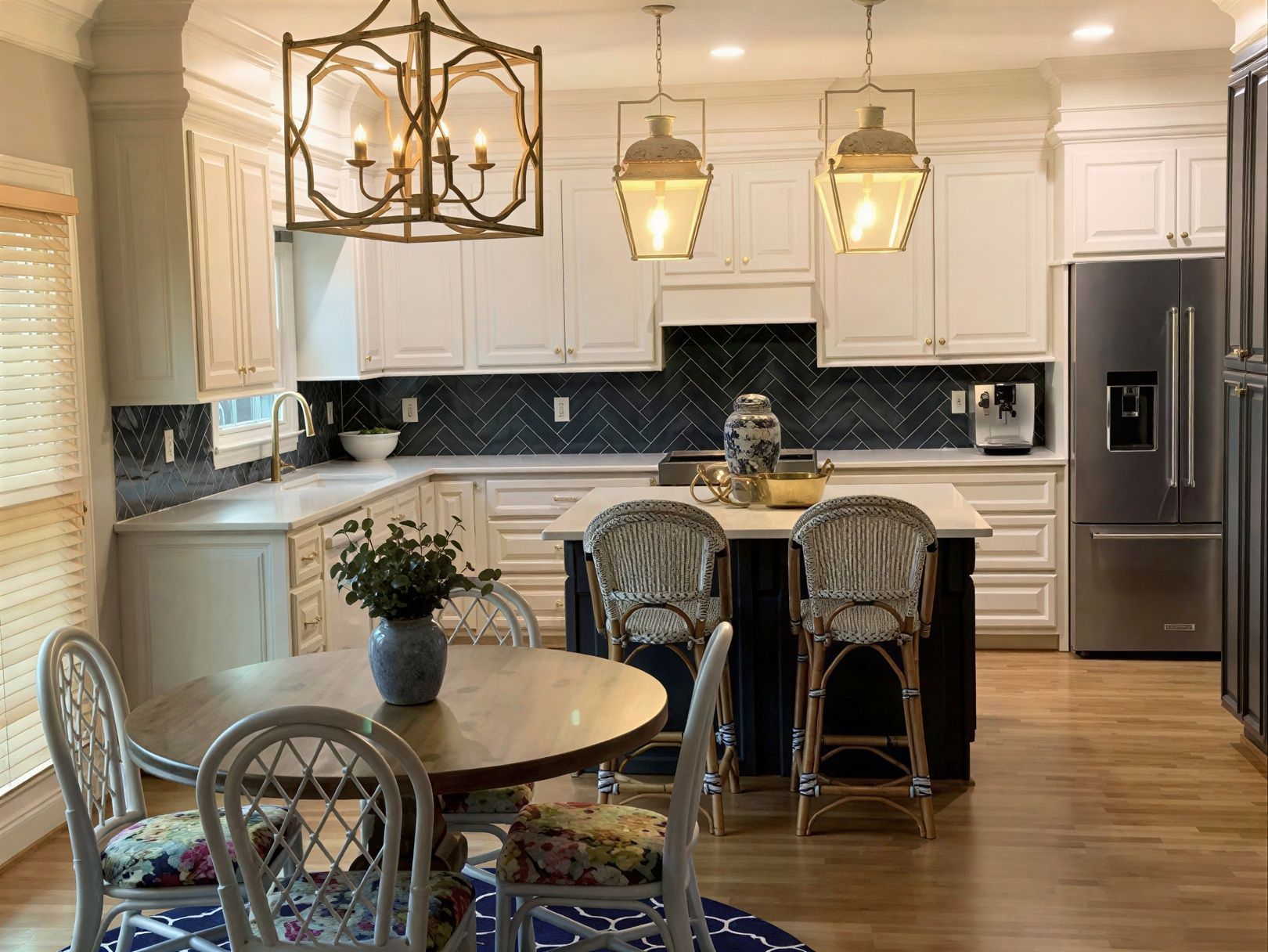 A newly remodeled kitchen.
