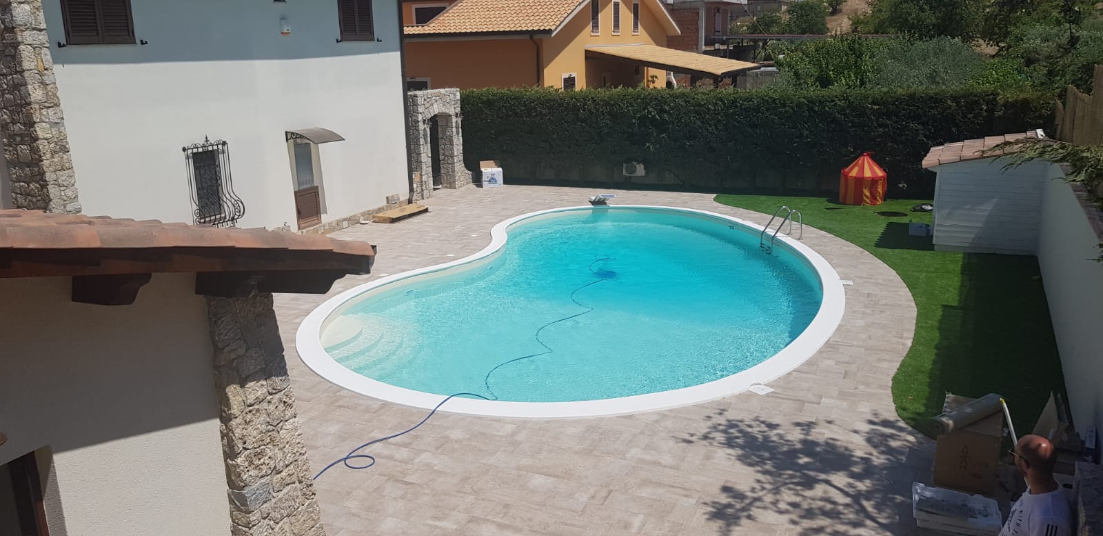 realizzazione piscine per case private