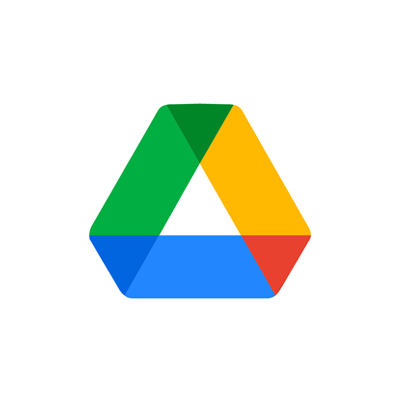 A google drive logo on a white background