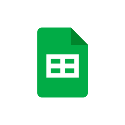 A green sheet of paper with a white square on it.