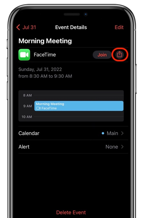 A phone screen shows a morning meeting on july 31 , 2022.