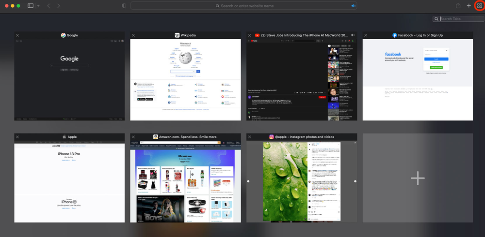 A screenshot of a computer screen with a few tabs open