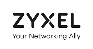 The zyxel logo is black and white and says `` your networking ally ''.
