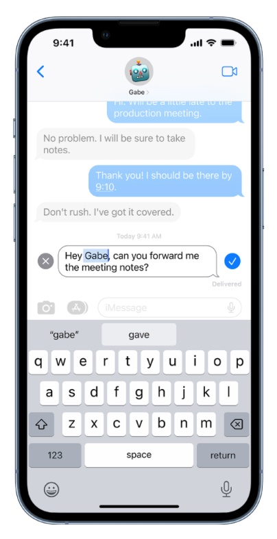 A cell phone with a keyboard on the screen.
