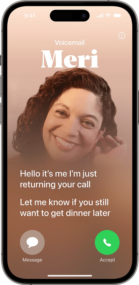 A cell phone with a picture of a woman on the screen.