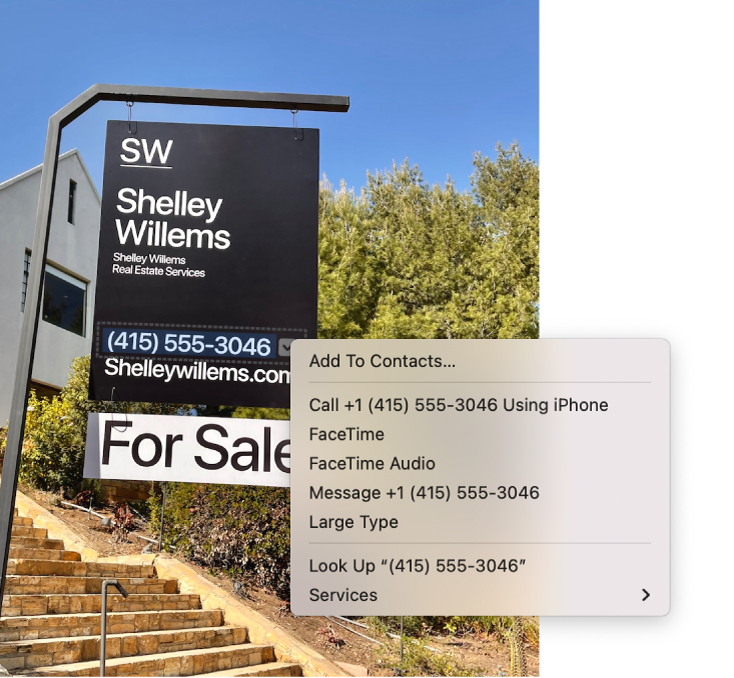 A for sale sign for shelley willems