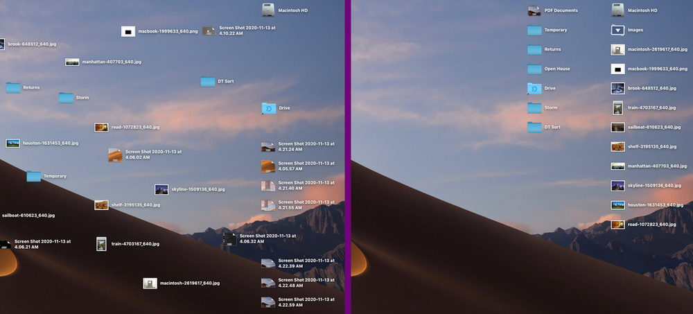 A computer screen with a mountain in the background