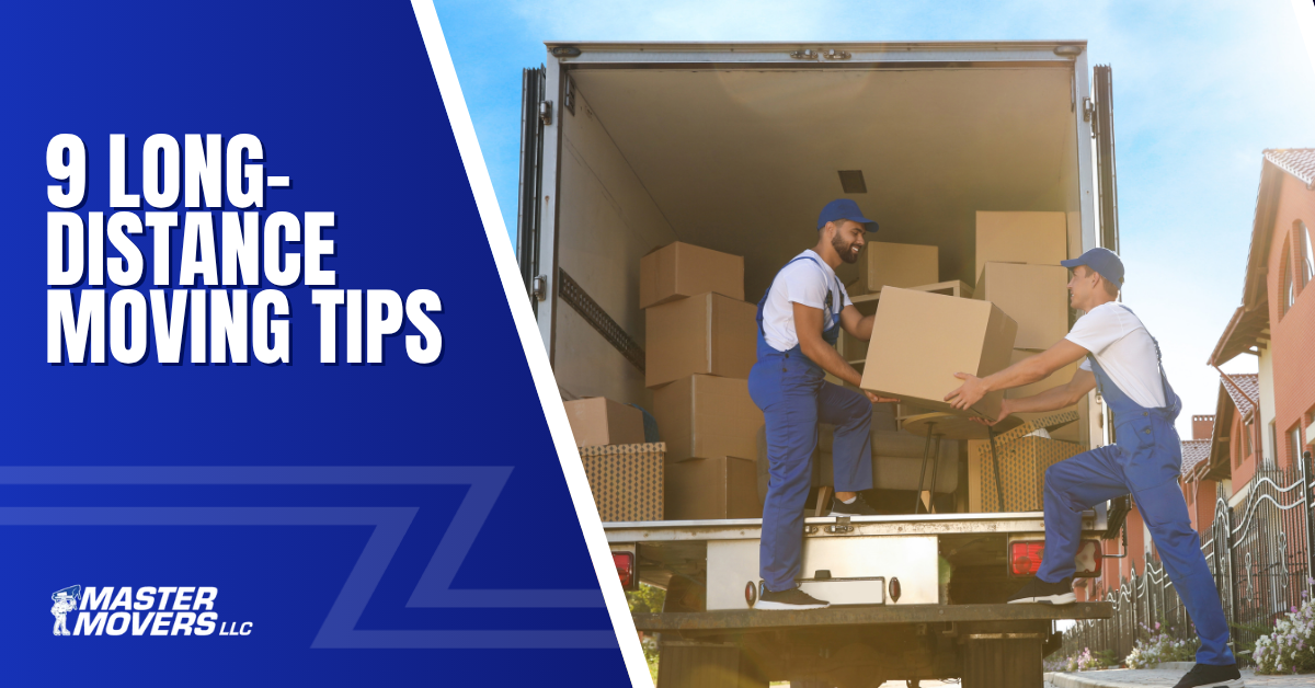 Nashville homeowners preparing for a long-distance move with labeled boxes