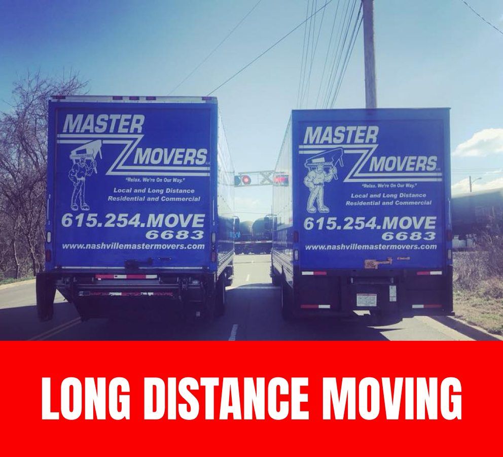 Moving truck on the highway during a long-distance relocation with securely packed belongings.