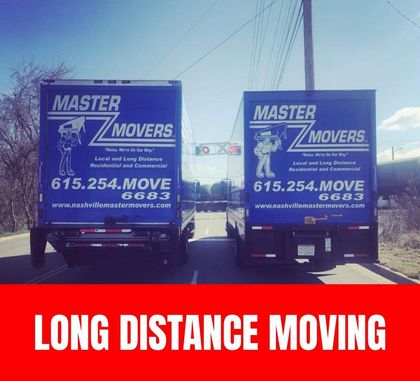 Moving truck on the highway during a long-distance relocation with securely packed belongings.