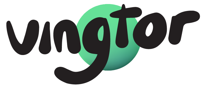 Vingtor logo.