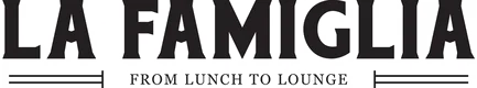 La Famiglia sin logo.