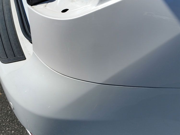 A ca after the paintless dent repair