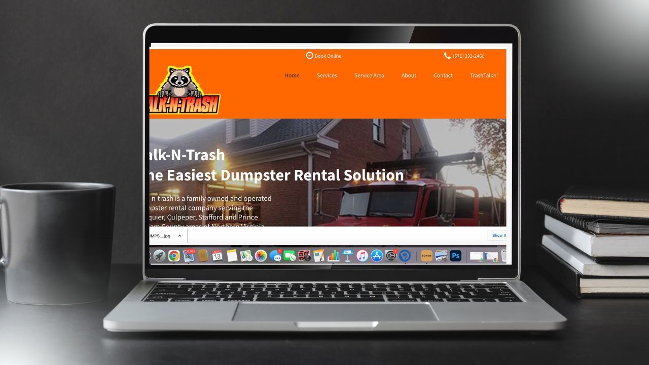 Talk-N-Trash Dumpsters Website