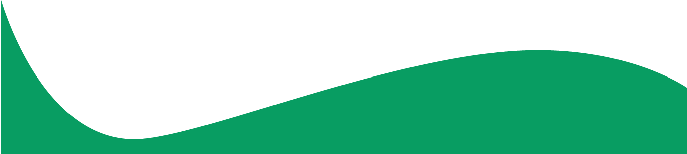A green and white wave on a white background.