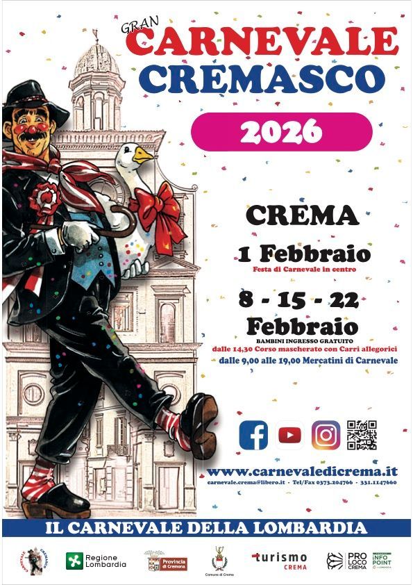 grafica carnevale crema