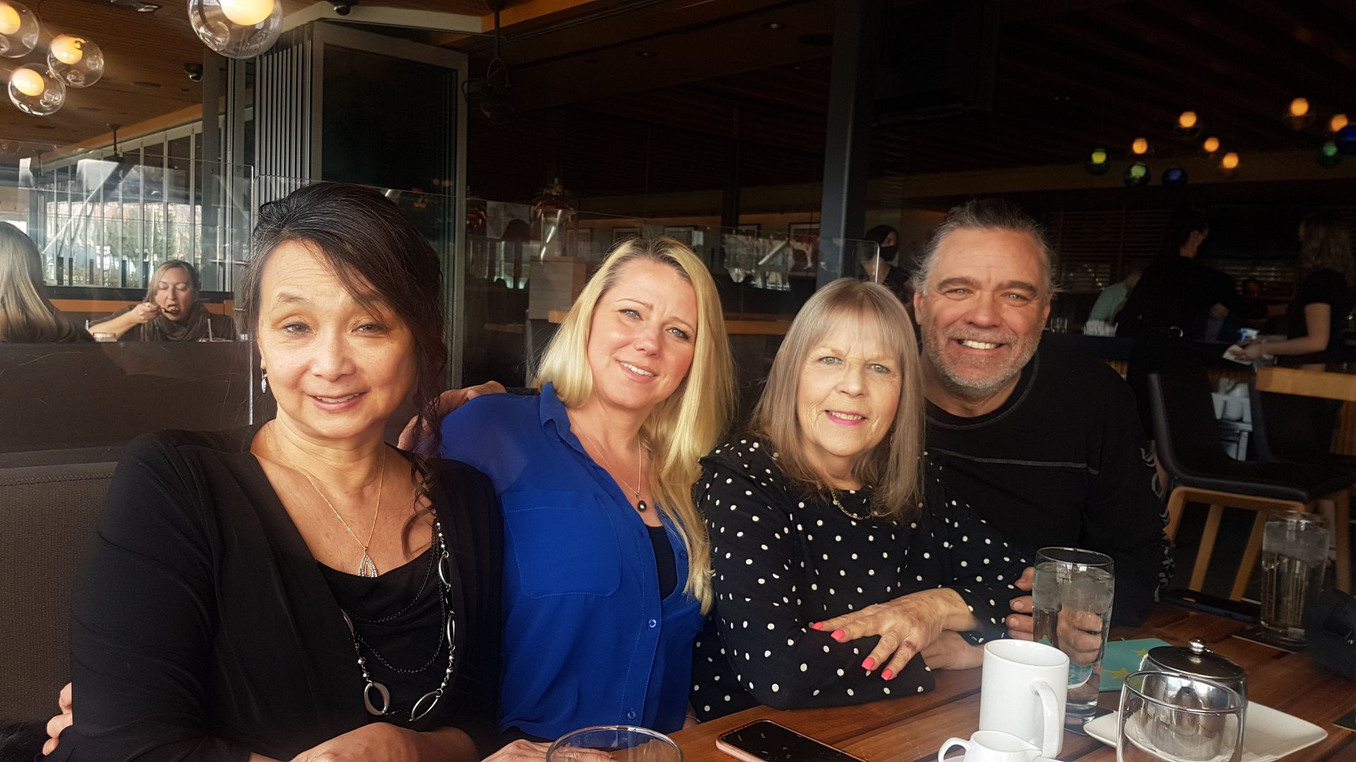 Kelowna, BC: Teresa May Tichenor, Shawna Whitney-Fiset, Marcy Dichter with Matt Paproski.