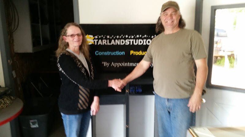 Starland Studios. The Hand Hills Rodeo client with Matt Paproski.