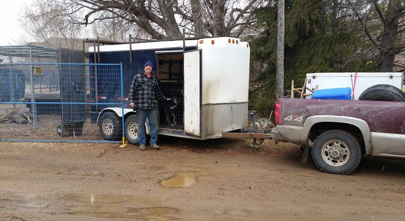 Starland Studios: Matt Paproski with cargo trailer.